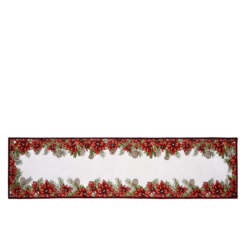prostírání MOTIV vánoční hvězda červenozelená vánoční prostírání na stůl s červenými hvězdami, také ve velikosti běhounu 10841L