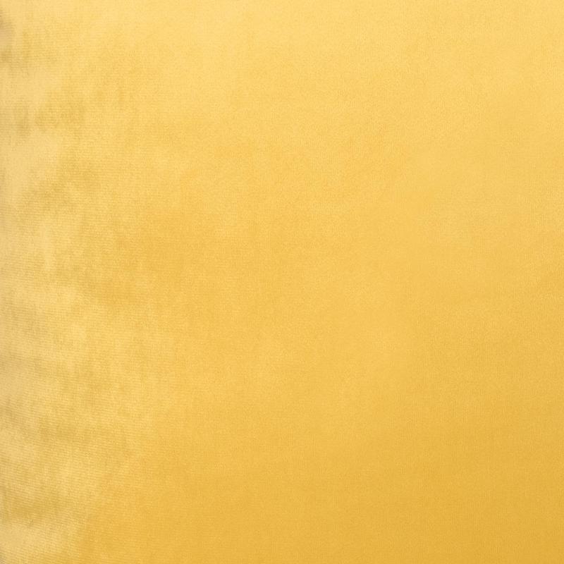 povlak VELVET žlutá jednobarevný dekorační povlak na polštářek ve žluté barvě se sametovým omakem 12307L