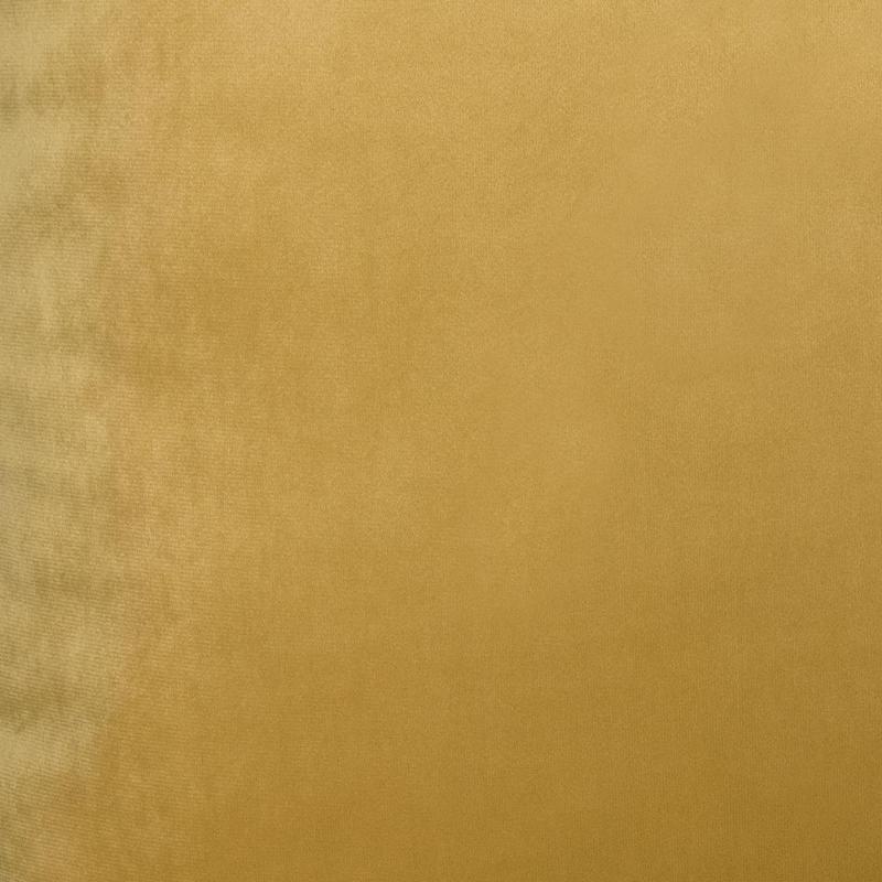 povlak VELVET hořčicová jednobarevný dekorační povlak na polštářek v horčicové barvě se sametovým omakem 12308L