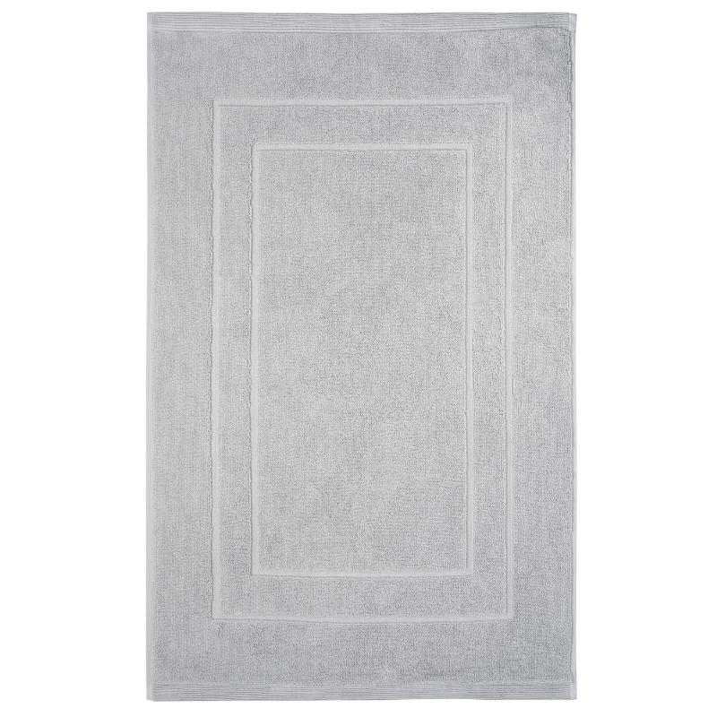 předložka KLASIK šedá bavlněná koupelnová předložka ve světle šedé barvě