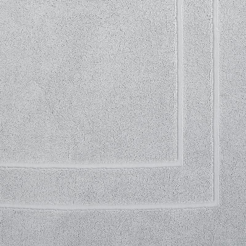 předložka KLASIK šedá bavlněná koupelnová předložka ve světle šedé barvě 12452L