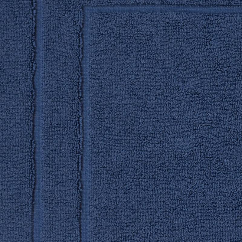 předložka KLASIK tmavě modrá bavlněná koupelnová předložka v tmavě modré barvě 12456L