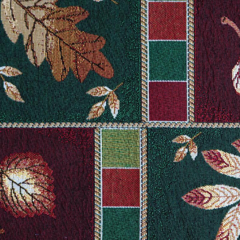 prostírání MOTIV listy patch zelenočervená podzimní prostírání na stůl s listy, také ve velikosti běhounu 12622L