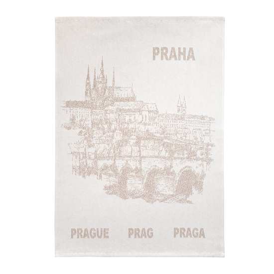 utěrka DESIGN praha světle hnědá