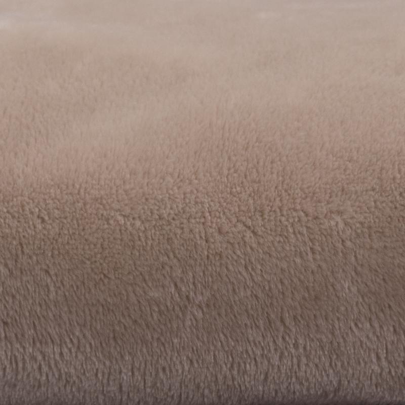povlak DELI kakaová jednobarevný plyšový povlak na polštářek v hnědé barvě 13484L