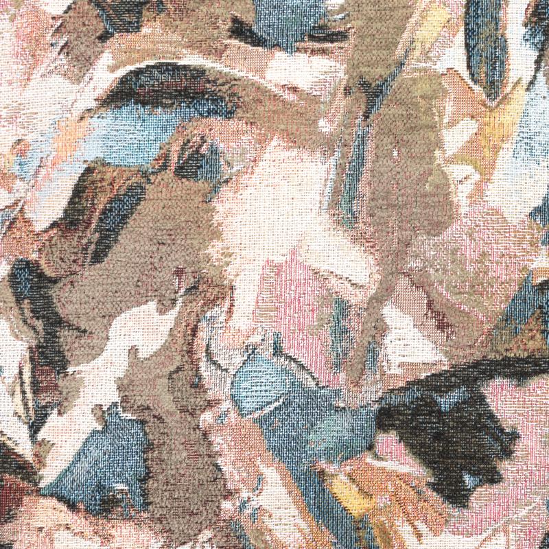 povlak SOFA fantasy béžová béžový dekorační povlak na polštářek s abstraktním motivem, vytkaný vzor je na obou stranách stejný 13623L