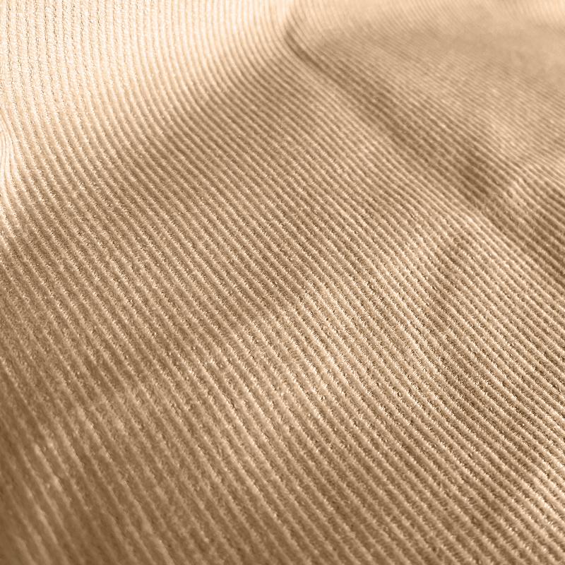 povlak KORD béžová jednobarevný dekorační povlak na polštářek v béžové barvě z manšestrové tkaniny 13964L