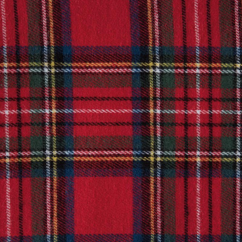 povlečení FLANEL KARO tartan červená červené flanelové povlečení s kostkou 14067L