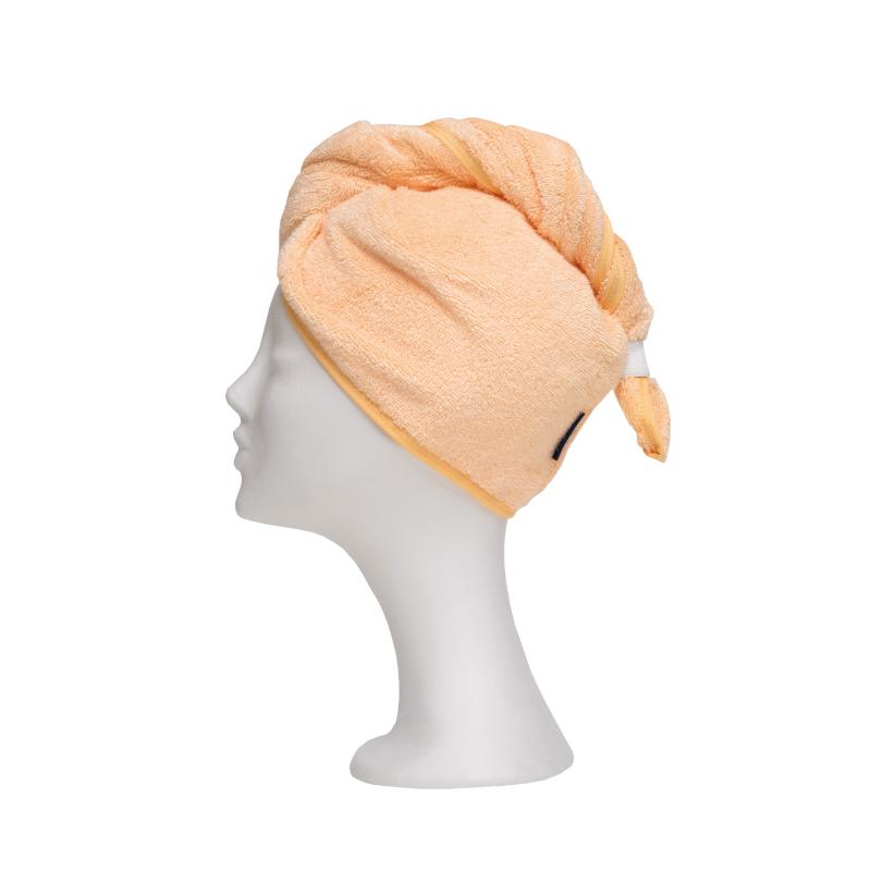 modalový turban MODAL SOFT meruňková modalový meruňkový turban na vlasy