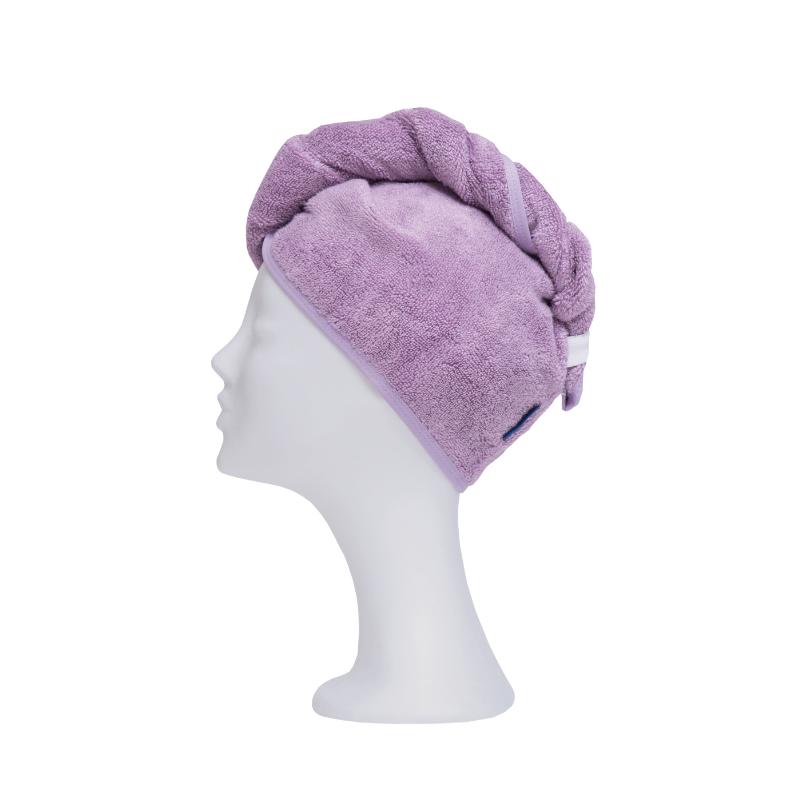 modalový turban MODAL SOFT světle levandulová modalový světle fialový turban na vlasy