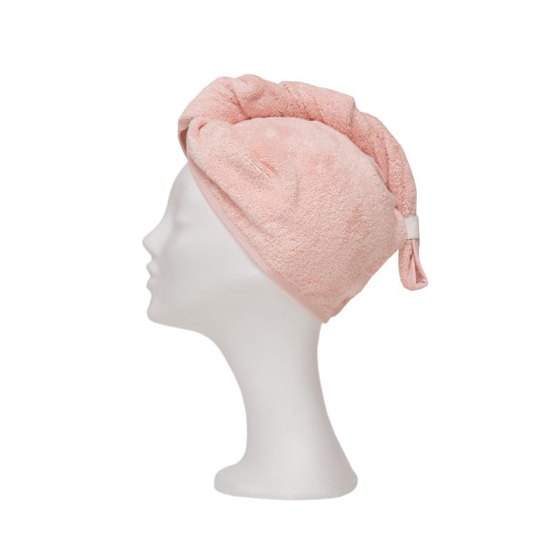 modalový turban MODAL SOFT světle růžová modalový světle růžový turban na vlasy